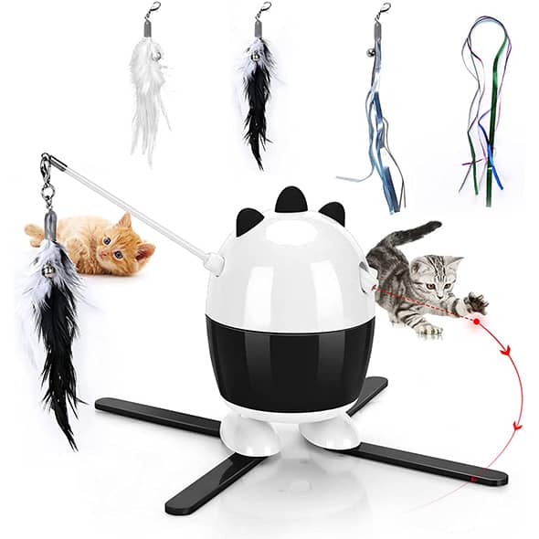 Laser & Feather Toy 2 IN 1